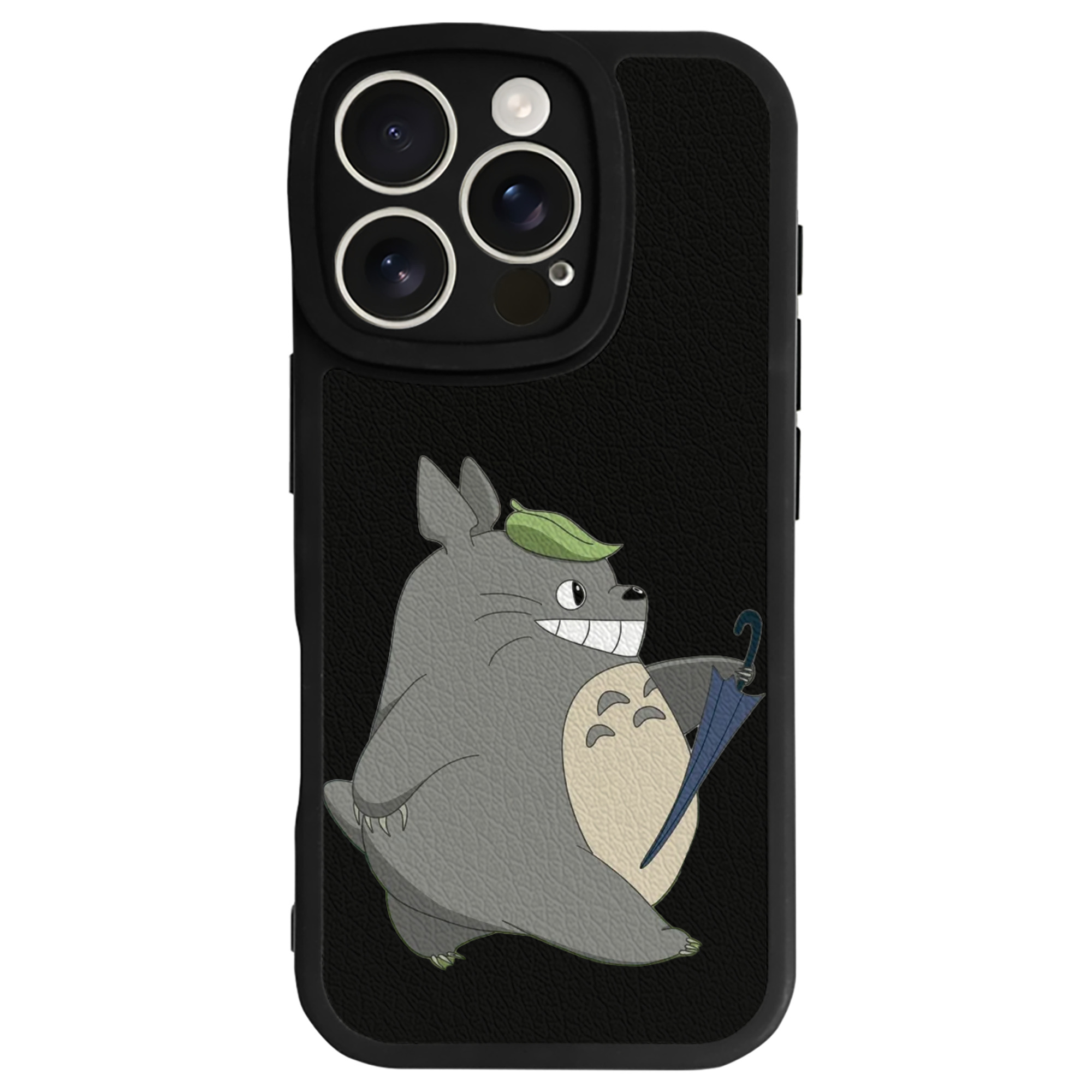 （画像用） となりのトトロ 草壁メイ 草壁サツキ My Neighbor Totoro Satsuki Kusakabe Mei Kusakabe 【iPhone 16シリーズ対応】シリコンスマホケース（レザー調） 材質：シリコン
